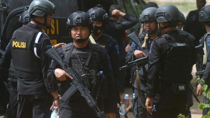 Densus 88 Tangkap 4 Teroris di Riau
