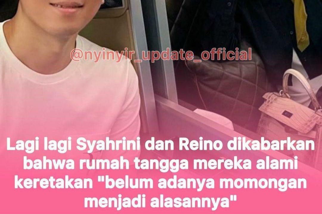 Isu keretakan rumah tangga Syahrini Reino (Foto: Instagram/@insta_julid)