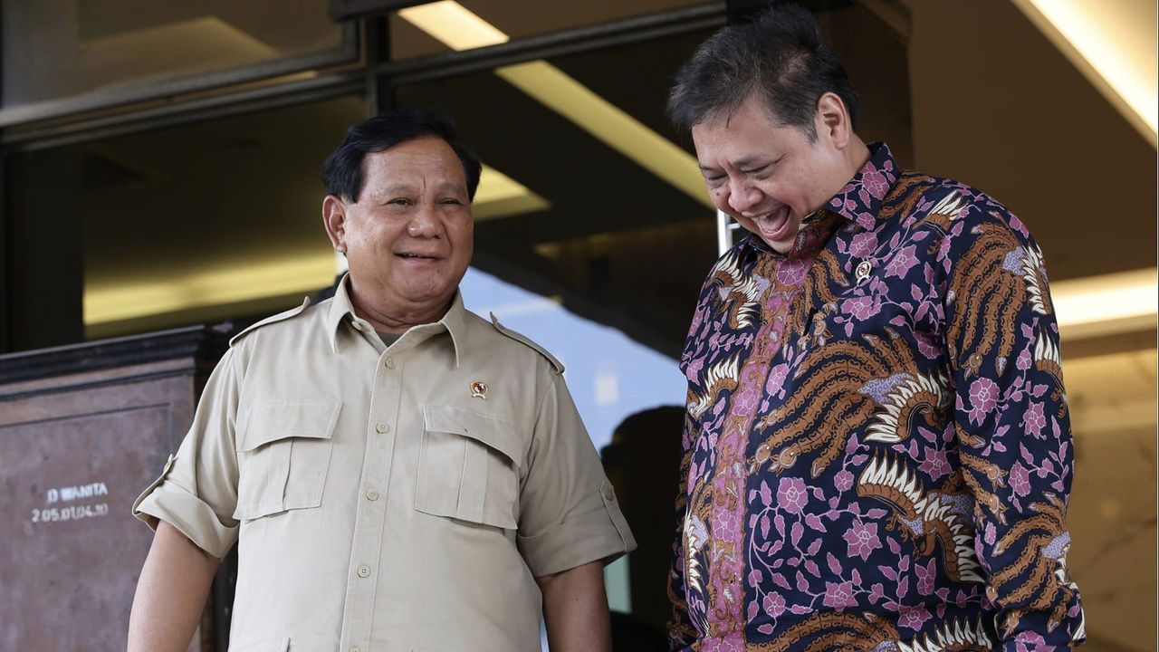 Golkar Ingin Pasangkan Prabowo dengan Airlangga, Dinilai Akan Kuat di Jatim
