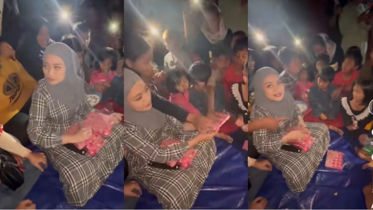 Natalie Holscher Dihujat Usai Kasih Permen ke Pengungsi Korban Gempa di Cianjur,  Netizen: Permen Saya Juga Mampu Beli