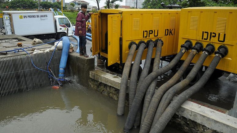 Antisipasi Dampak Cuaca Ekstrem 2022, Dinas SDA DKI Jakarta Siapkan 461 Pompa Keliling