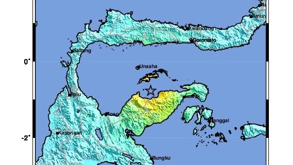 Gempa M 6,5 Guncang Tojo Una-Una, Sulawesi Tengah