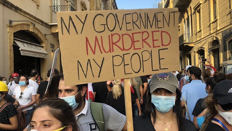 Aksi Protes Lebanon Dibayangi Masa Gawat Darurat