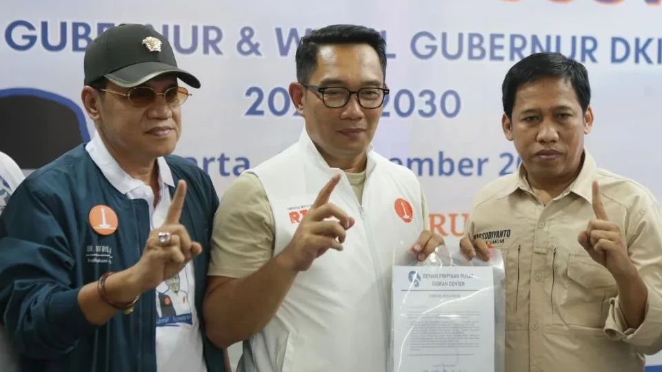 Dapat Dukungan Gibran Center, Ridwan Kamil Optimistis Menang Pilkada DKI