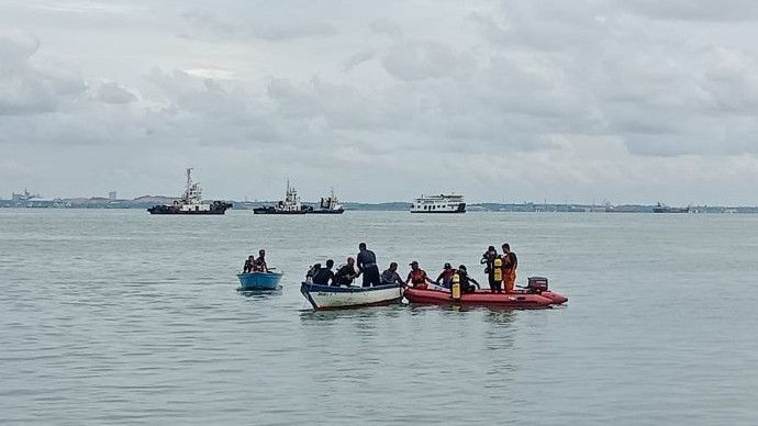 TNI AL Cari Pria Tenggelam di Perairan Mentigi Bintan