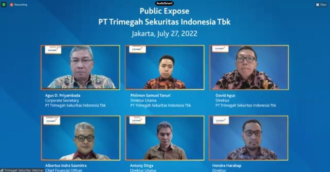 Acara virtual RUPS Tahunan PT Trimegah Sekuritas Indonesia