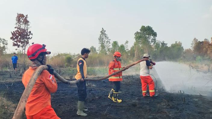 Karhutla Hanguskan 10 Hektar Lahan di Oku Sumsel, Penyebabnya karena Puntung Rokok
