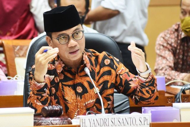 Yandri Susanto Tak Tahu kalau Namanya Masuk Edaran Liar Draft Reshuffle Menteri