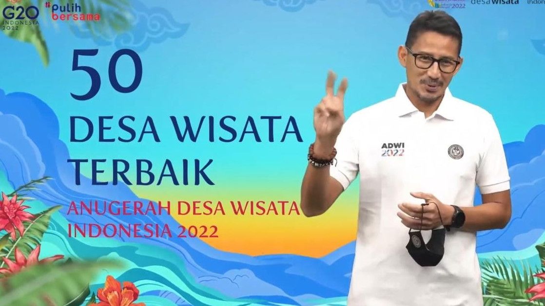 Sandiaga Uno Umumkan 50 Besar ADWI 2022, Sulsel Terbanyak Desa Wisata