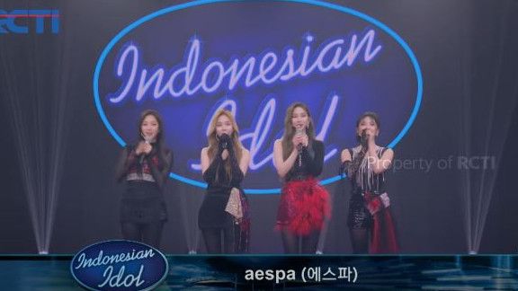 Tampil di Indonesian Idol, aespa Tak Sabar Ingin Jumpa Langsung Penggemar Indonesia