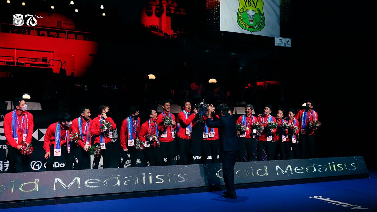 Momen Indonesia Juara Piala Thomas 2020, Indonesia Raya Berkumandang Tanpa Bendera Merah Putih