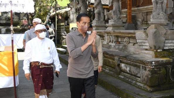 Jokowi Kunjungi Cagar Budaya di Gianyar Bali, Warga: Ini Rezeki Banget Ketemu Bapak Presiden