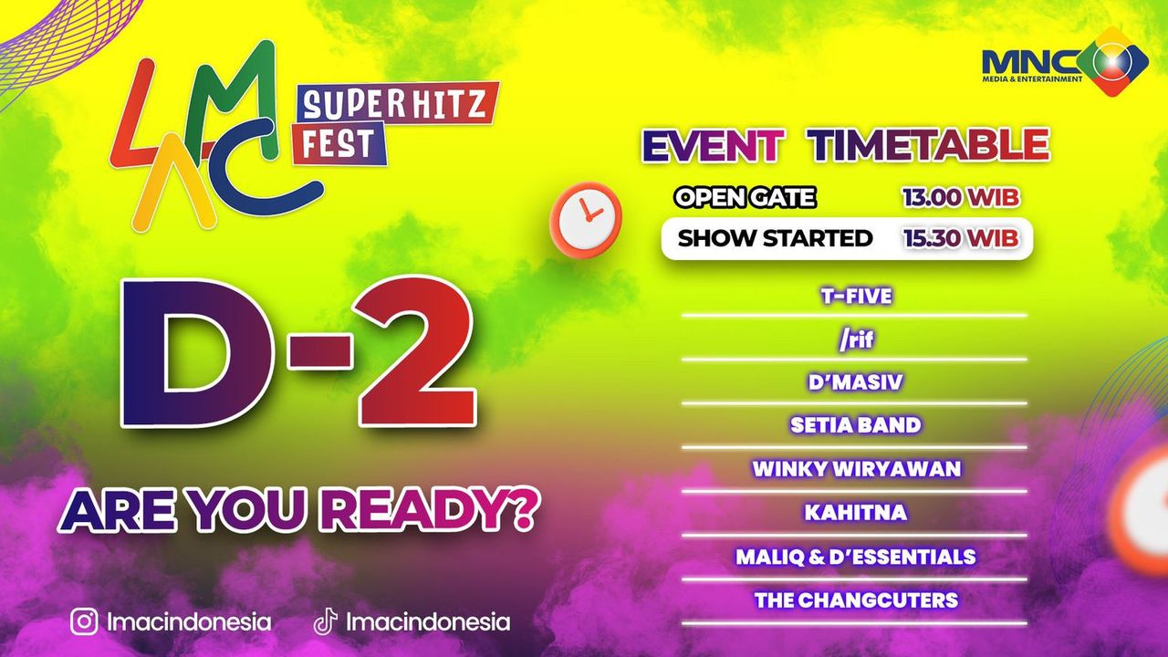 Siap Seru-seruan di LMAC Super Hitz Fest 2024, Intip Rute dan Jadwal Performersnya!