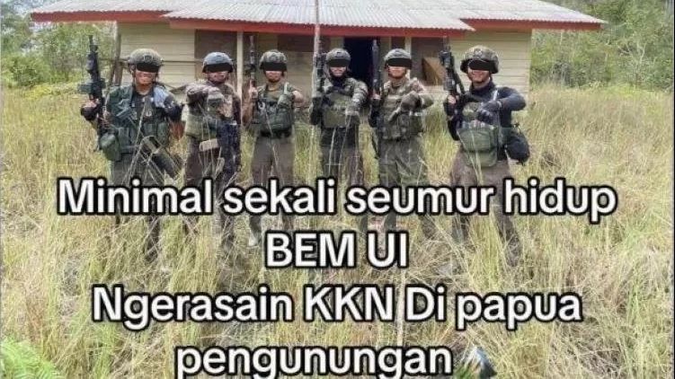 BEM UI Ditantang KKN di Papua Usai Kritik Pelanggaran HAM oleh TNI