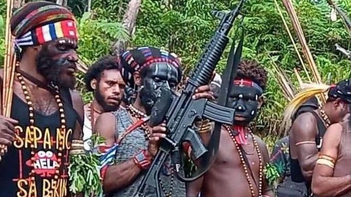 Berulah Lagi, KKB Tembak Warga dan Bakar Gudang Beras di Papua Tengah