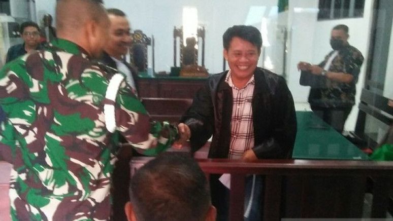 Polantas Berkelahi dengan Anggota TNI di Ambon Dihukum 1 Bulan Penjara