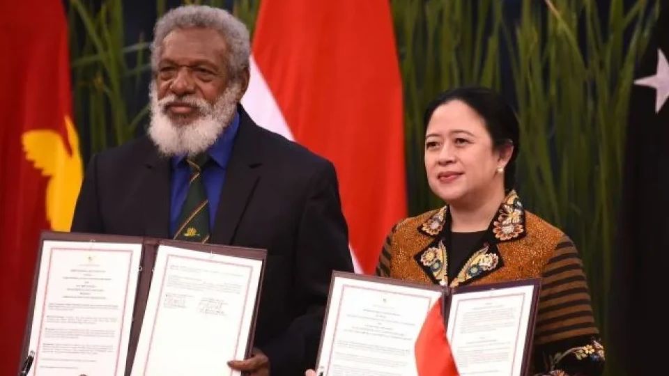 Ketua DPR RI dan Ketua Parlemen Papua Nugini Teken MoU Kerja Sama