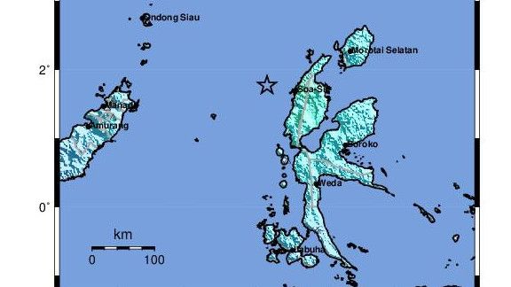 Laut Maluku Utara Diguncang Gempa Bumi M6,6, BMKG: Tidak Berpotensi Tsunami