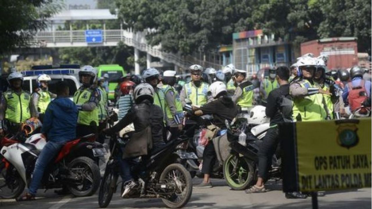 Sehari Operasi Patuh Jaya, 1,763 Kendaraan Ditilang