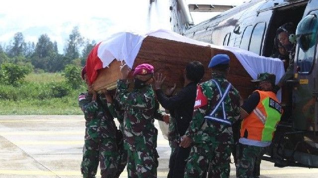 KKB Serang Pos Marinir di Nduga Papua, 2 Jenazah Prajurit Tewas Dievakuasi