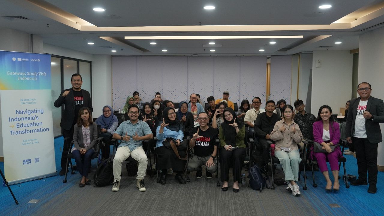 Tingkatkan Pembelajaran Digital, UNESCO dan UNICEF Tunjuk Indonesia Adakan Gateways Study Visit 2024