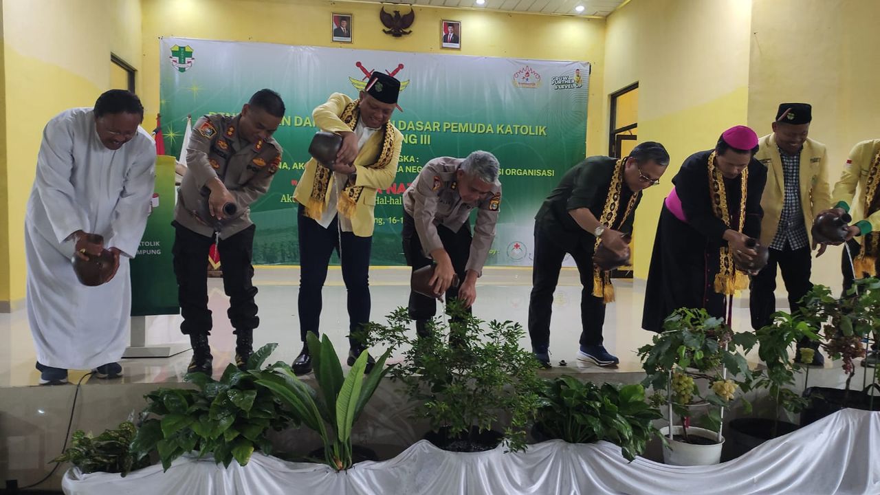Pemuda Katolik Gelar Diklatsar Paskokat III di Lampung, Kader Diajarkan Cintai Lingkungan