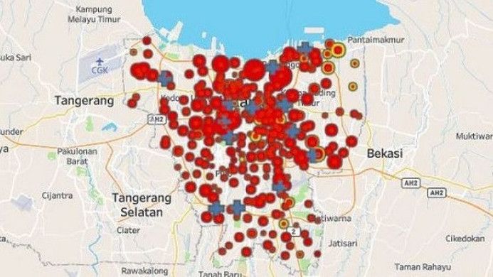 Terbaru, Ini Daftar 29 Zona Merah Covid-19 di Indonesia, Mayoritas Ada di Jawa