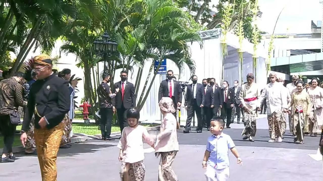 Penampilan Al Nahyan (Foto: YouTube/Presiden Joko Widodo)