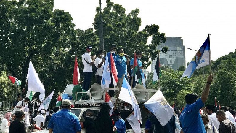 Demo Bela Palestina, KNPI: Warga Indonesia yang Dukung Serangan Israel Pengkhianat