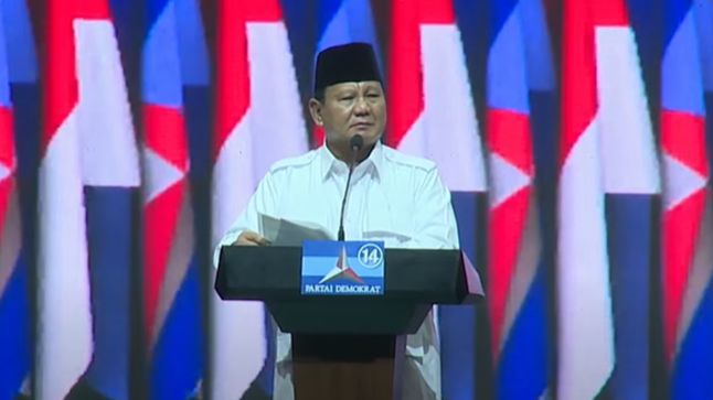 Prabowo Terharu Usai Dapat Dukungan dari Partai Demokrat