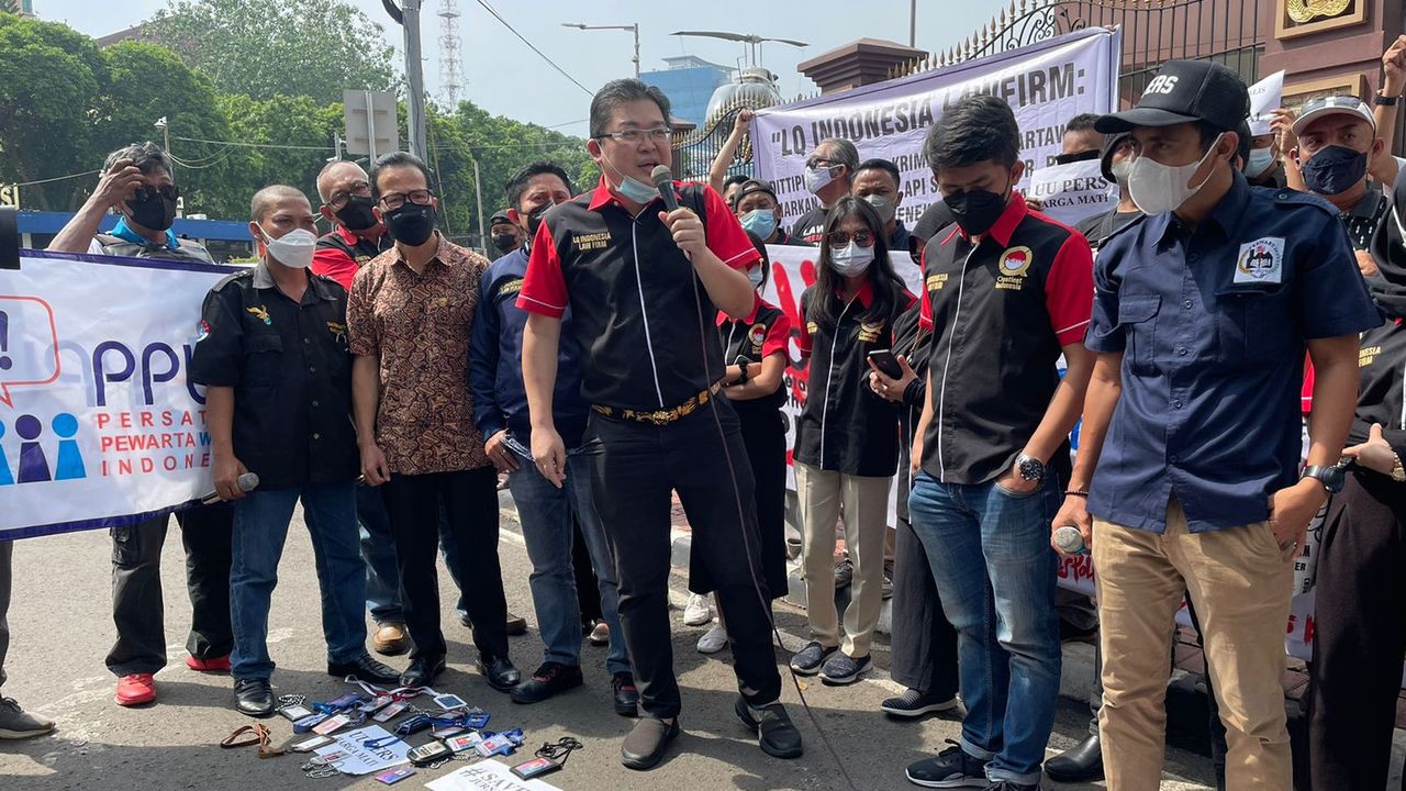 Jurnalis Dipolisikan, LQ Indonesia Lawfirm: Stop Kriminalisasi Pers