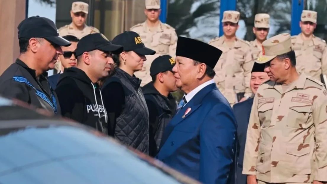 Presiden Prabowo Mendadak Kunjungi Akademi Militer Mesir Ditemani Presiden Sisi