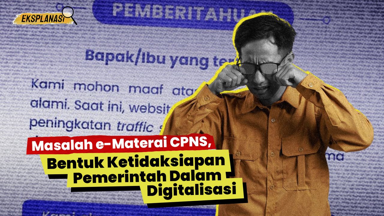 Masalah e-Materai CPNS, Bentuk Ketidaksiapan Pemerintah Dalam Digitalisasi