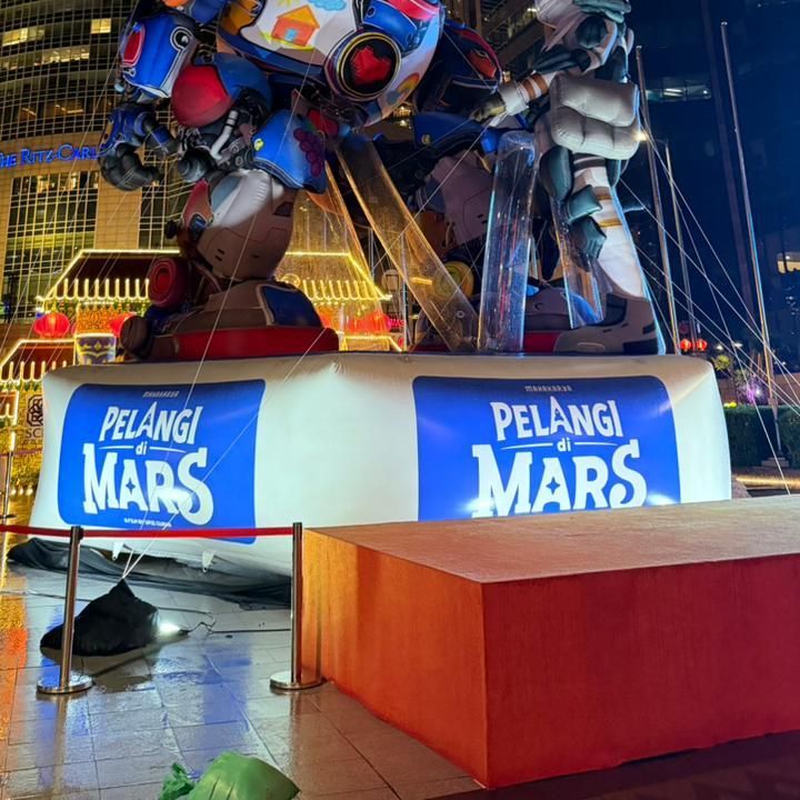 Balon raksasa Pelangi di Mars (Era.id/Nurul Tryani)