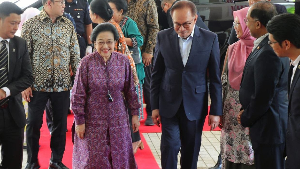 Anwar Ibrahim ke Megawati soal IKN Nusantara: Kelihatannya Tahapan Waktunya Agak Lama Dibanding Putrajaya