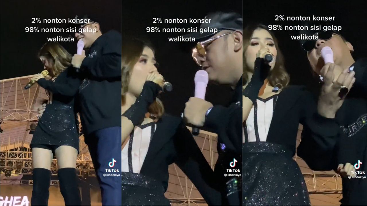 Terlihat Risih, Viral Video Ghea Youbi Tepis Tangan Walkot Tegal Saat Merangkulnya, Netizen: Sisi Gelap Wali Kota