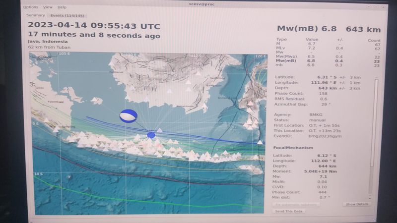 Laut Jawa Diguncang Gempa M6,9 Hingga DKI Jakarta, Ini Penjelasan BMKG ...