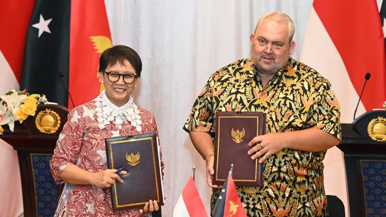 Temui Menlu Papua Nugini Pertama Kali, Menlu Retno: Kita Menulis Sejarah