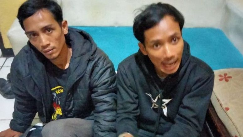Tampang Pengedar Uang Palsu di Cianjur