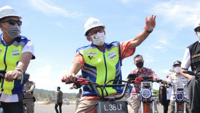 Menparekraf Sandiaga Uno Sebut Gelaran WSBK-Moto GP Mandalika Raup Rp5,8 Triliun